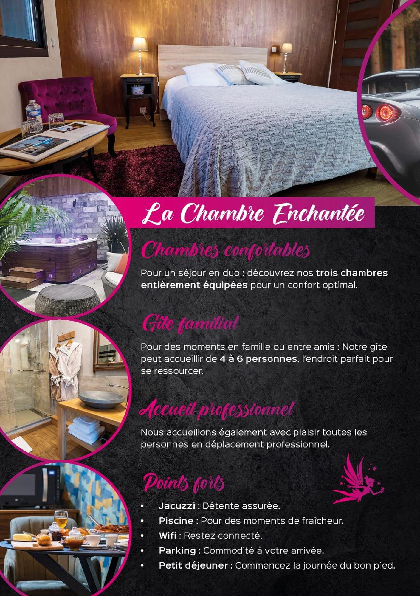La Chambre Enchantée La Baffe Extérieur photo
